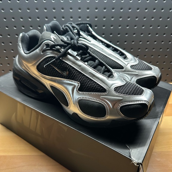 Nike Shoes - Nike Air Max Muse in Black and Metallic Silver